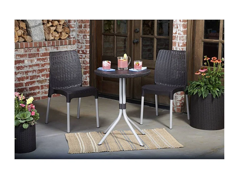 Jeu de bistro Chelsea Graphite 223562