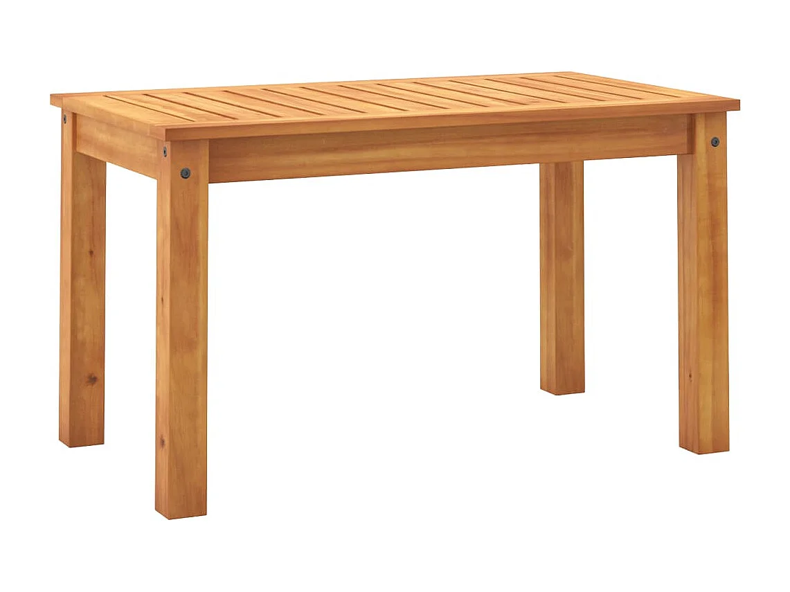 4-delige Loungeset met kussens poly rattan en massief hout