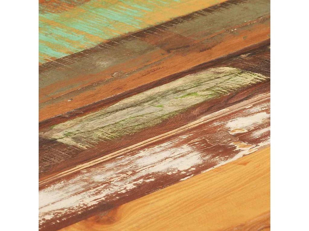 Tavolo da Bar 112x55x108 cm in Legno Massello di Recupero