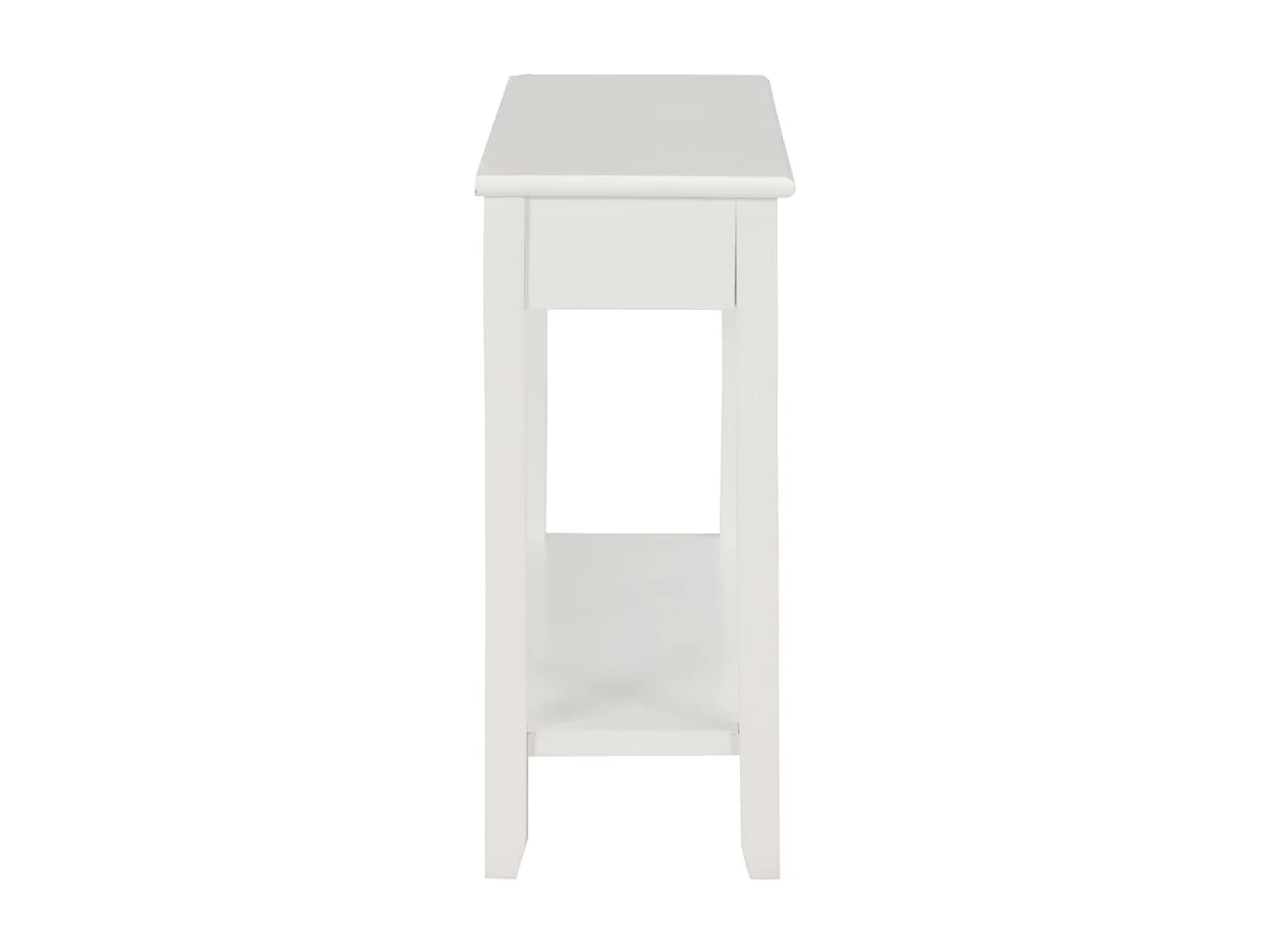 Table console Blanc 110x35x80 cm Bois