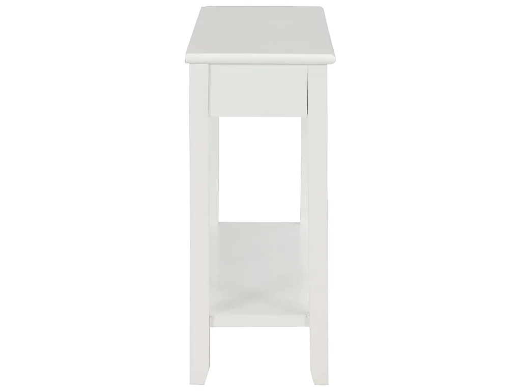 Table console Blanc 110x35x80 cm Bois