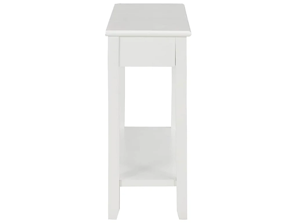 Table console Blanc 110x35x80 cm Bois