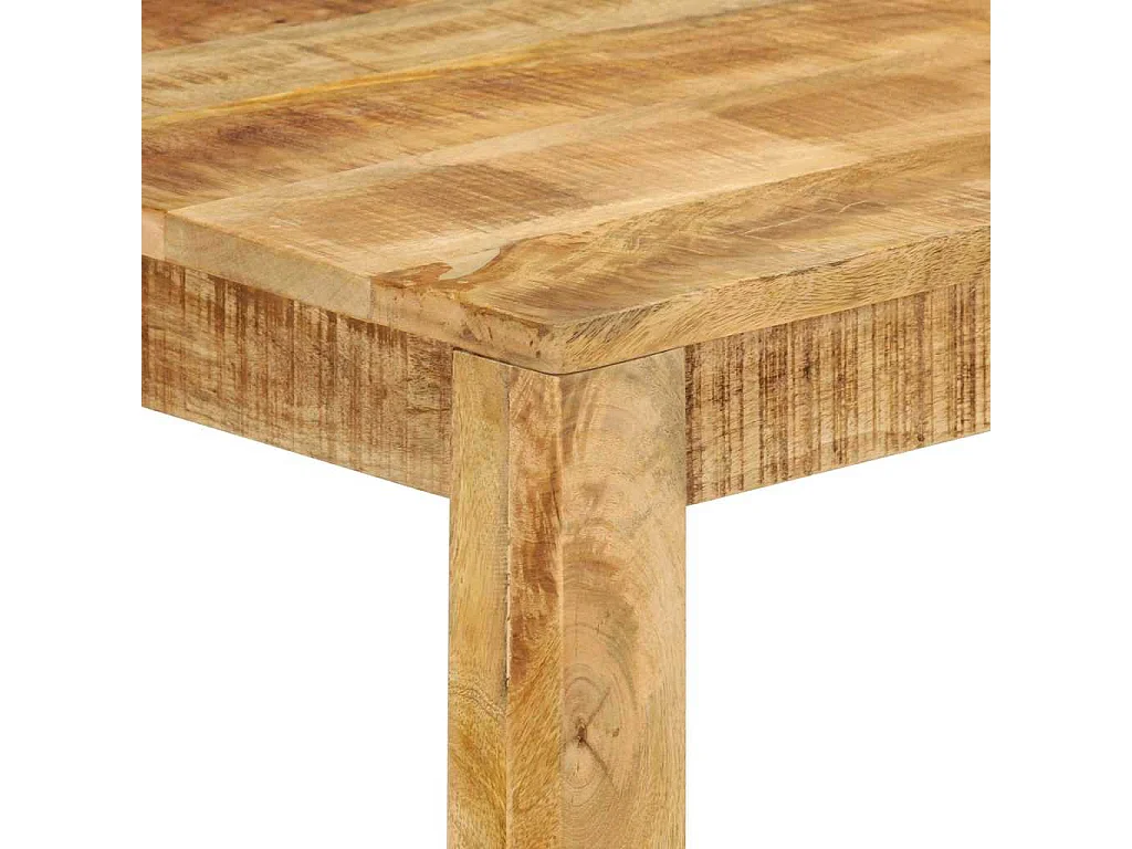 Mesa alta de bar madera maciza de mango 112x55x108 cm