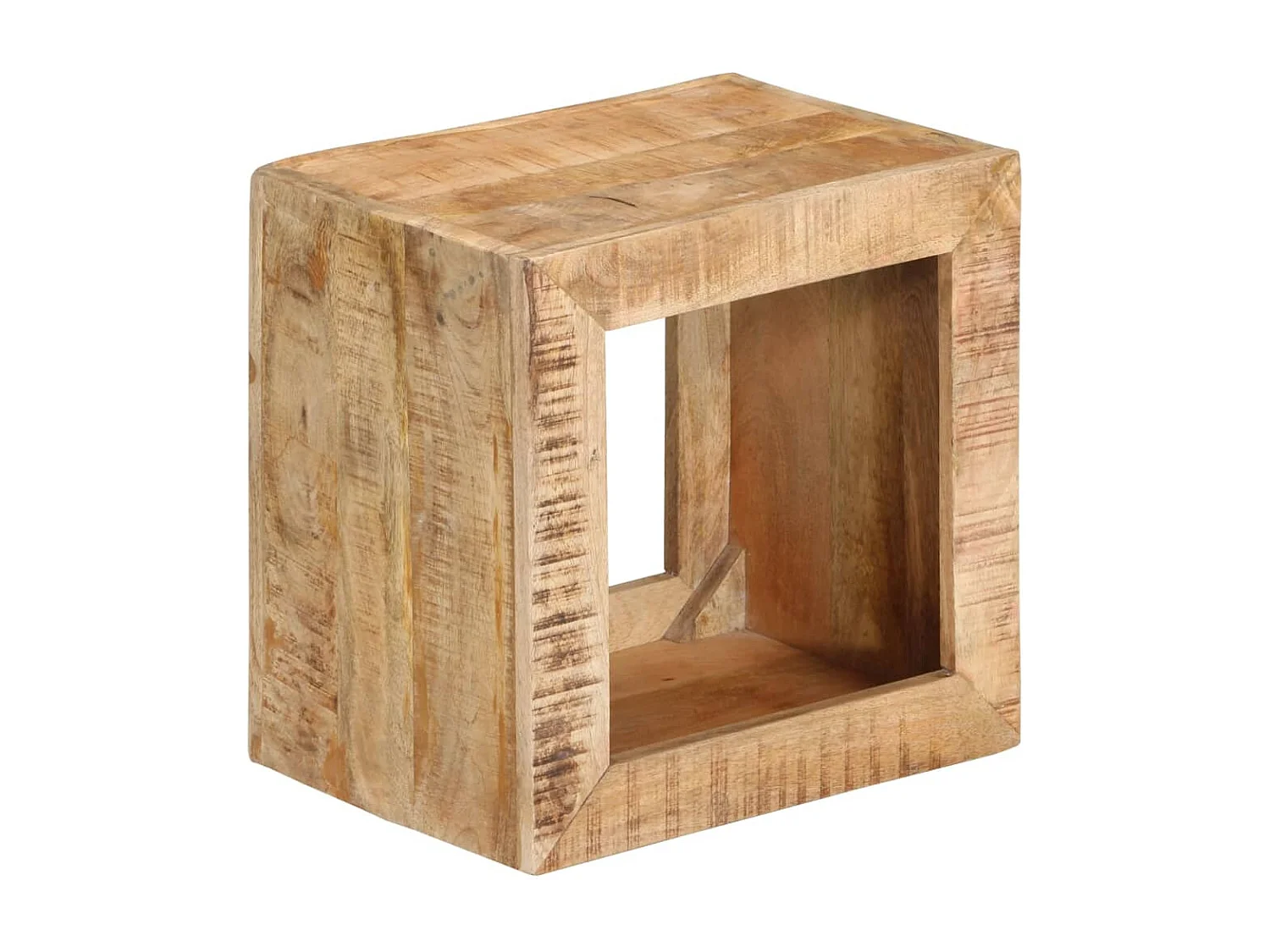 Tabouret 40x30x40 cm Bois de manguier solide