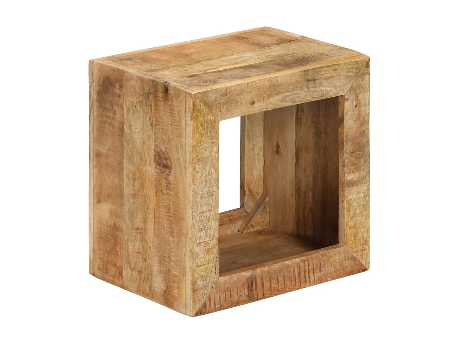 Tabouret 40x30x40 cm Bois de manguier solide