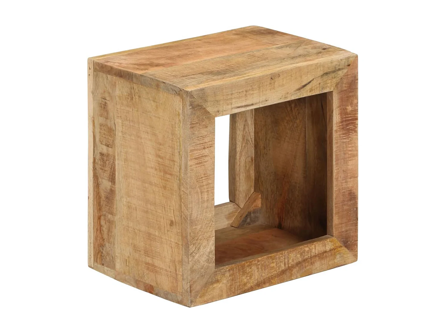 Tabouret 40x30x40 cm Bois de manguier solide
