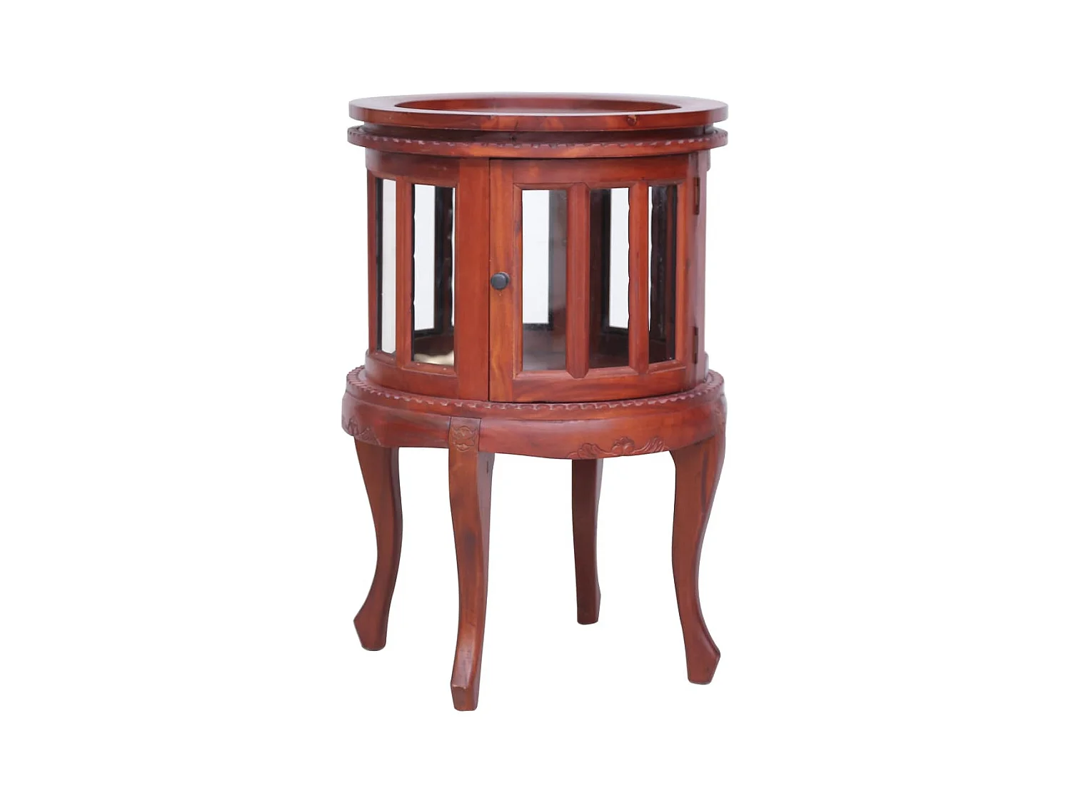 Armoire de vitrine Marron 50x50x76 cm Bois d'acajou massif