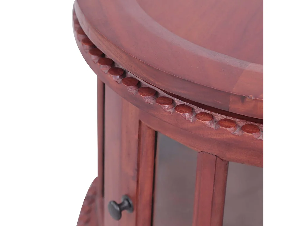 Armoire de vitrine Marron 50x50x76 cm Bois d'acajou massif