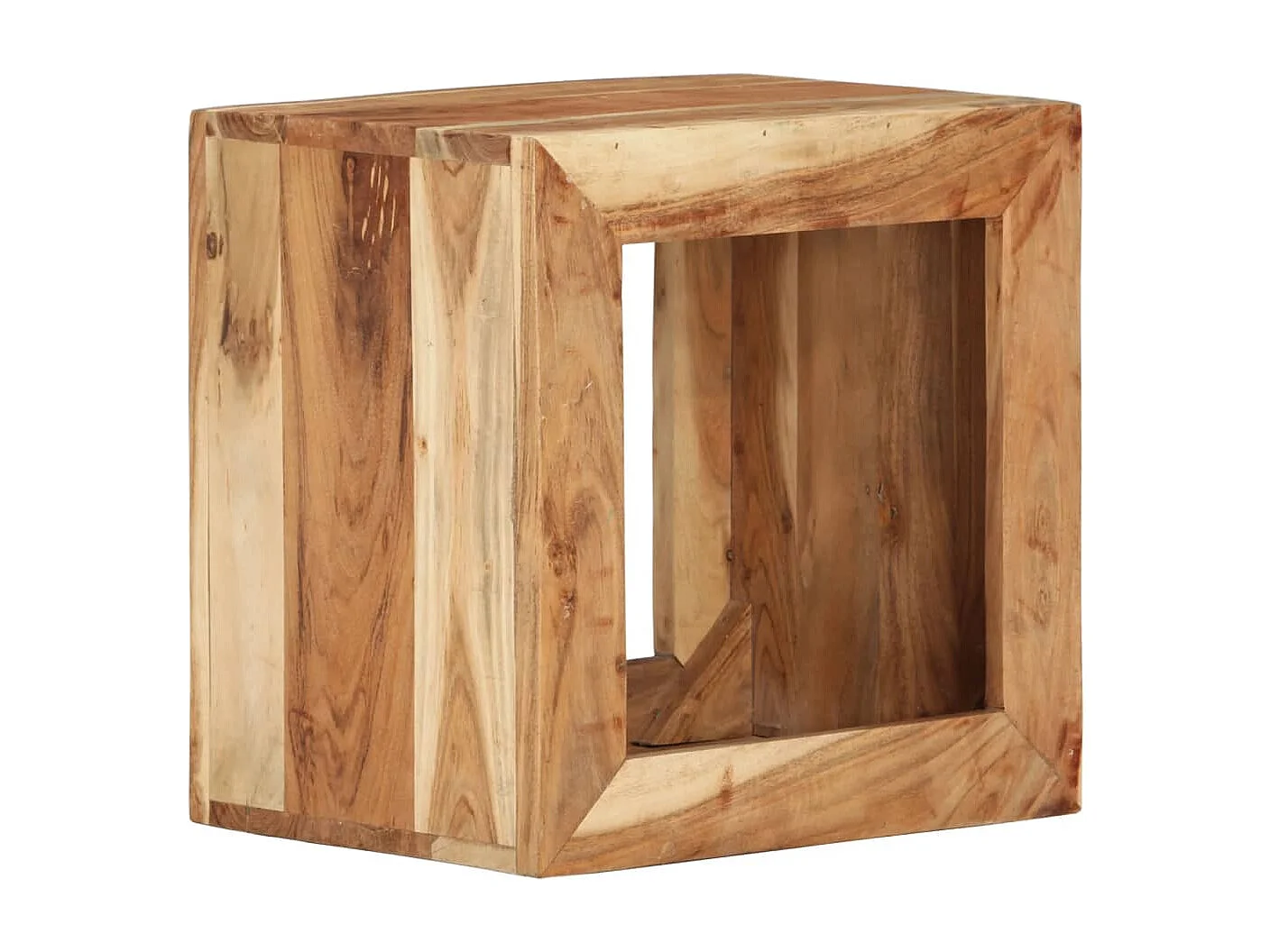 Tabouret 40x30x40 cm Bois d'acacia solide