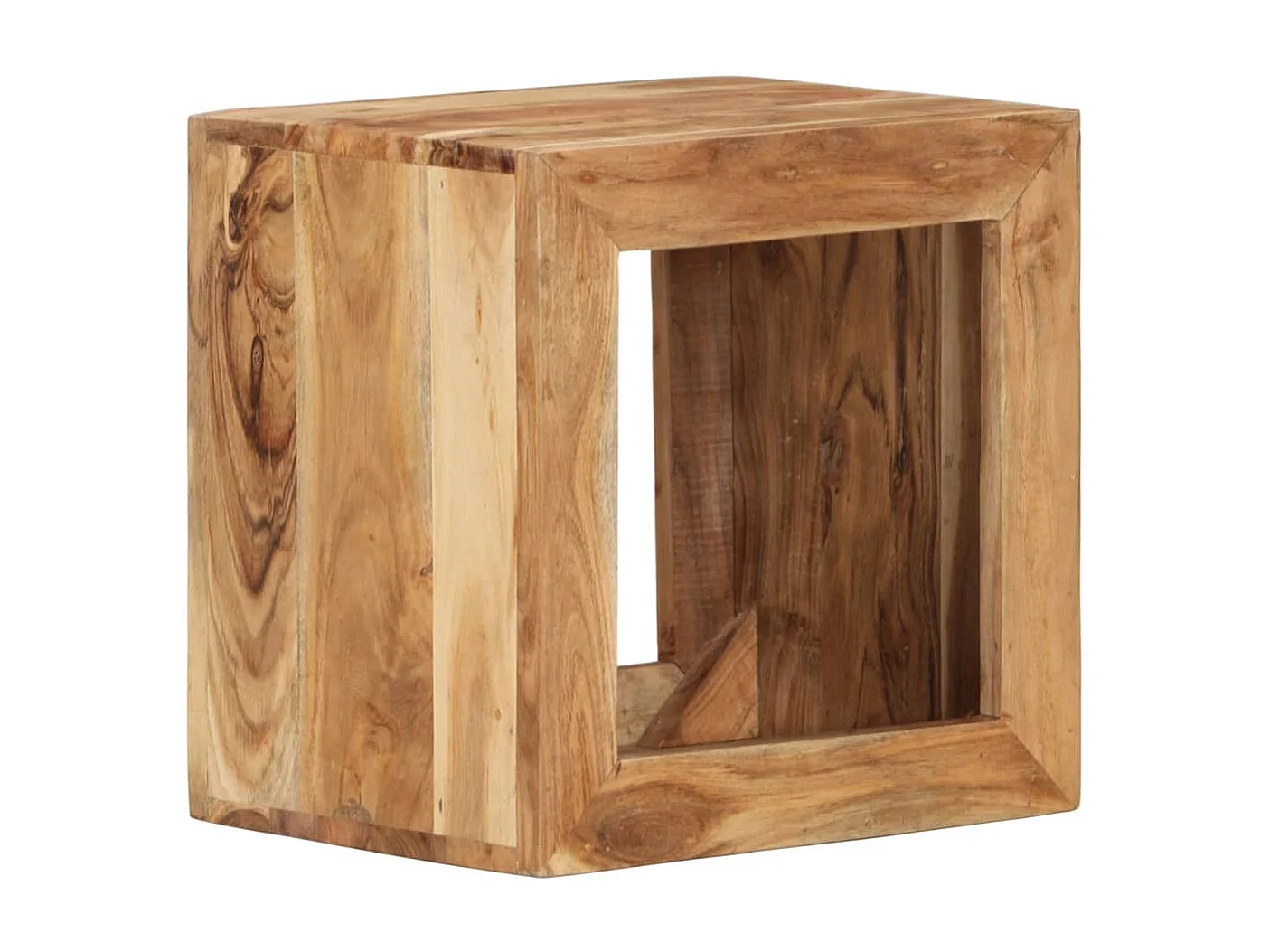 Tabouret 40x30x40 cm Bois d'acacia solide