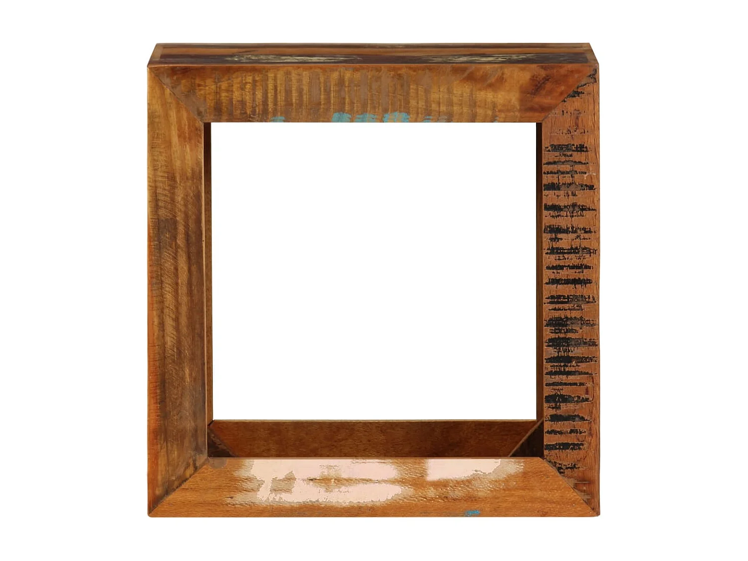 Tabouret 40x30x40 cm Bois de récupération solide