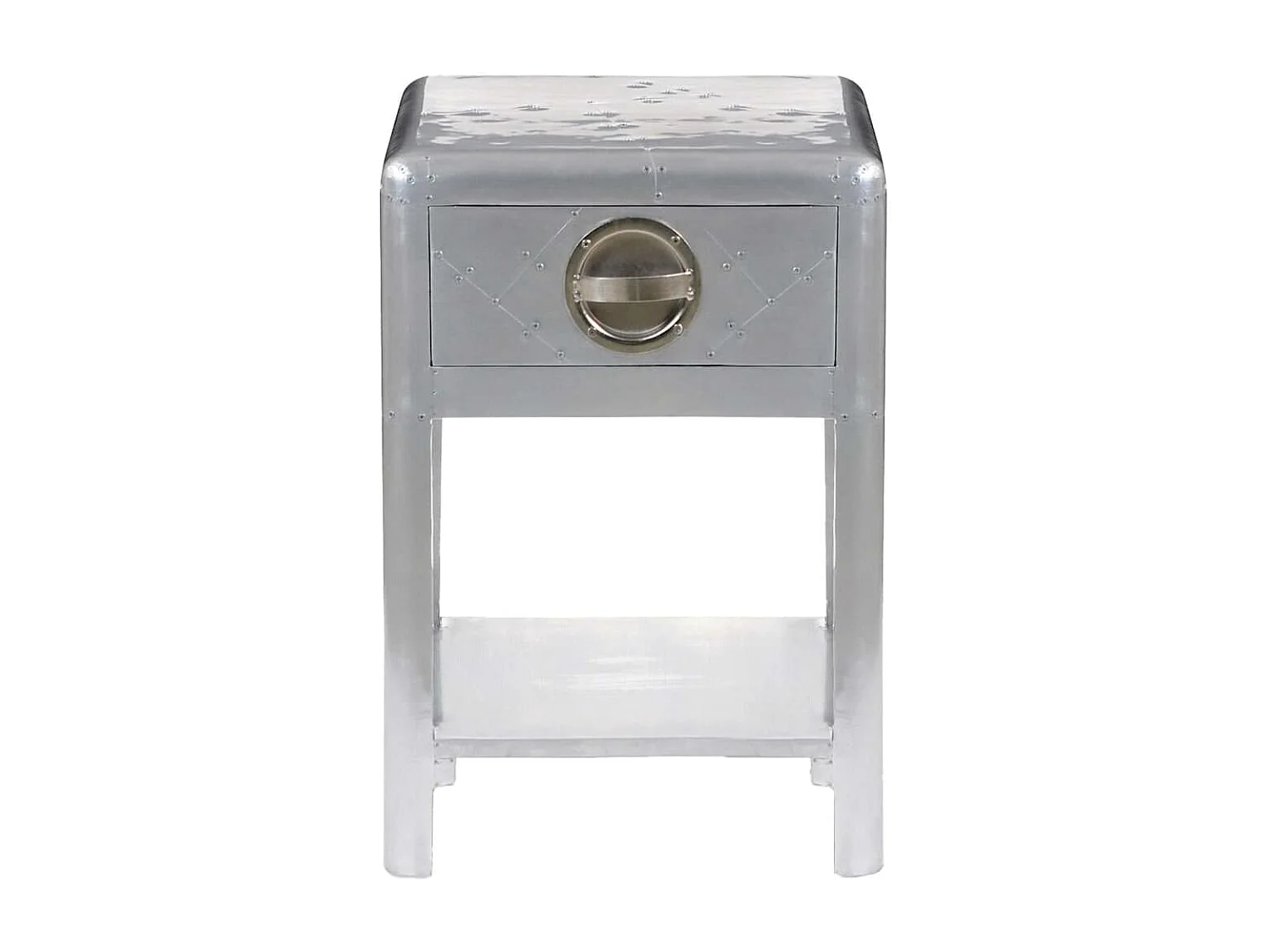 Table de coin avec 1 tiroir vintage Style d'aviation
