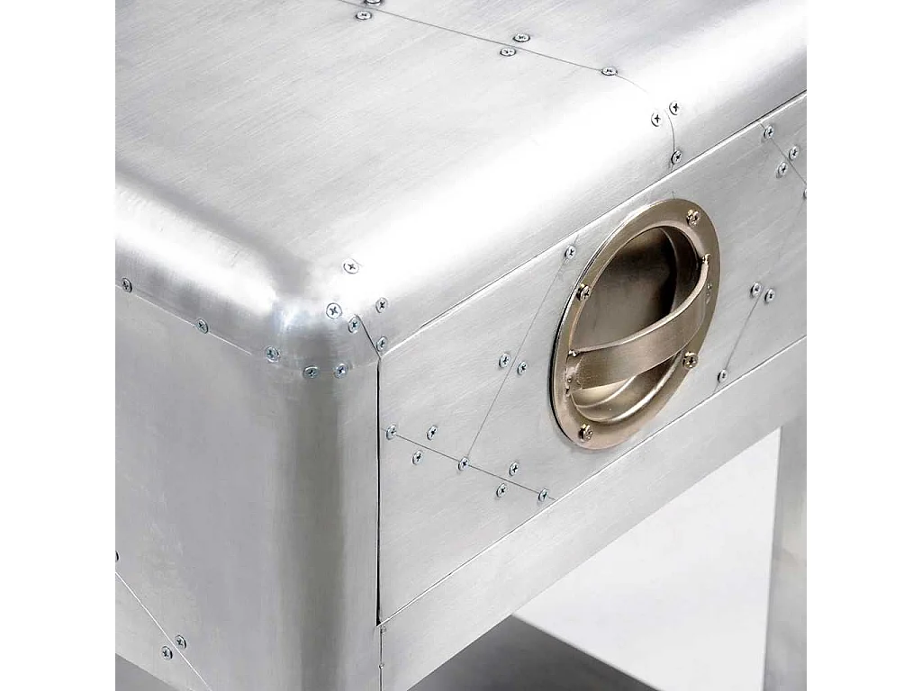Table de coin avec 1 tiroir vintage Style d'aviation