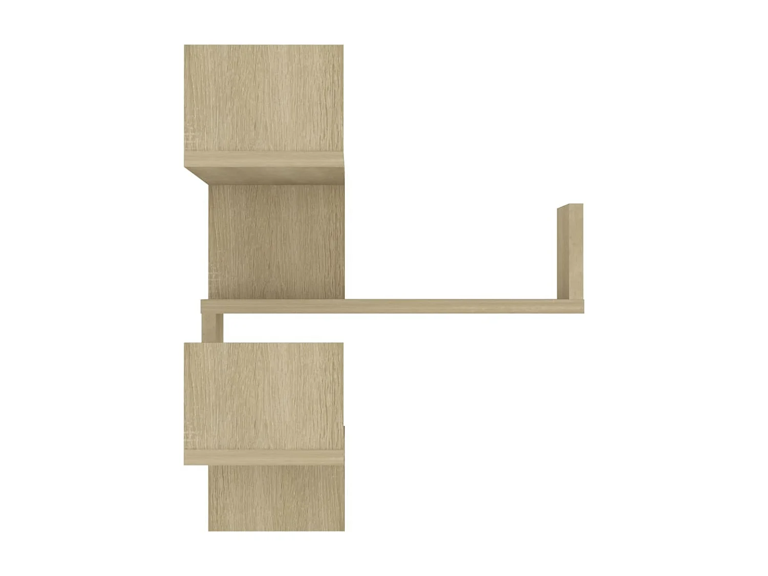 Wand-Eckregal Sonoma-Eiche 40x40x50 cm Holzwerkstoff