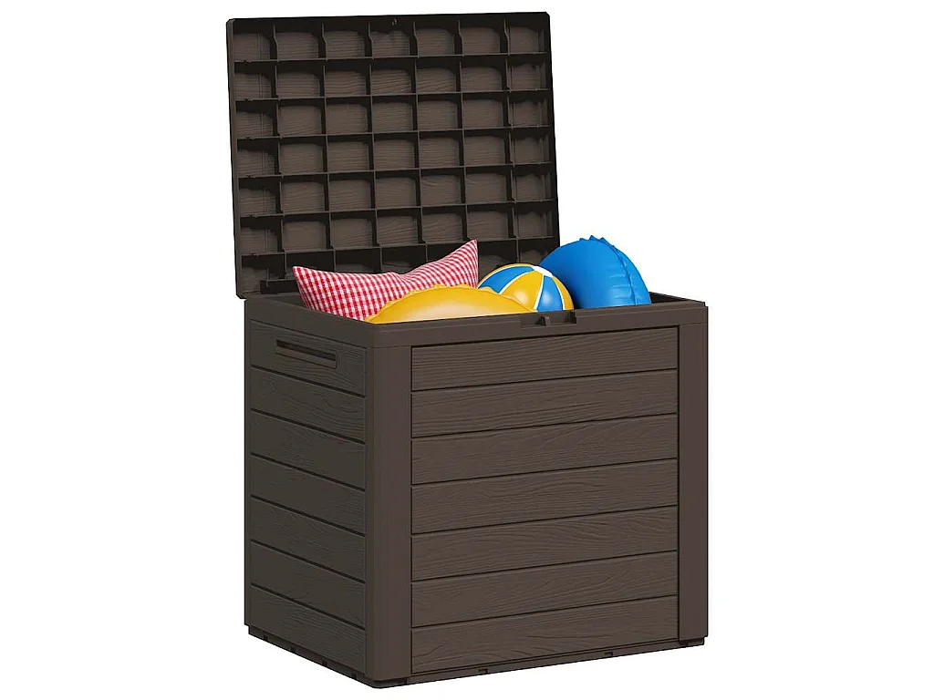 Tuinbox 58,5x46x55 cm polypropeen bruin