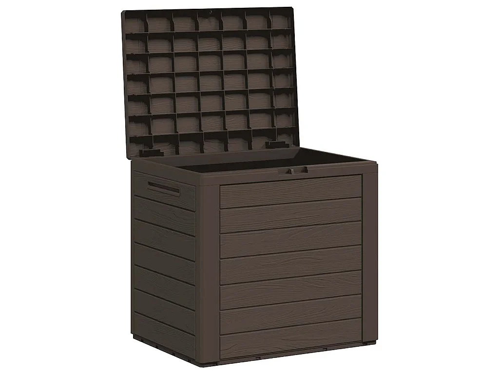 Tuinbox 58,5x46x55 cm polypropeen bruin