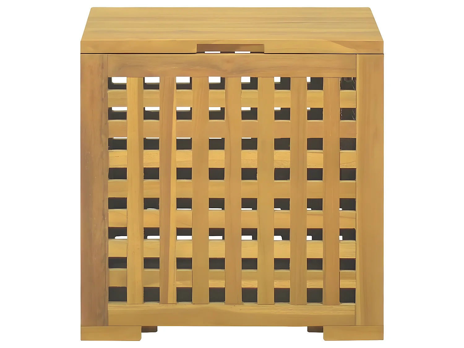Boîte à corde 40x40x40 cm Bois massif de teck