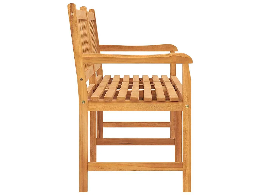 Gartenbank 3-Sitzer mit Tisch 150 cm Massivholz Teak