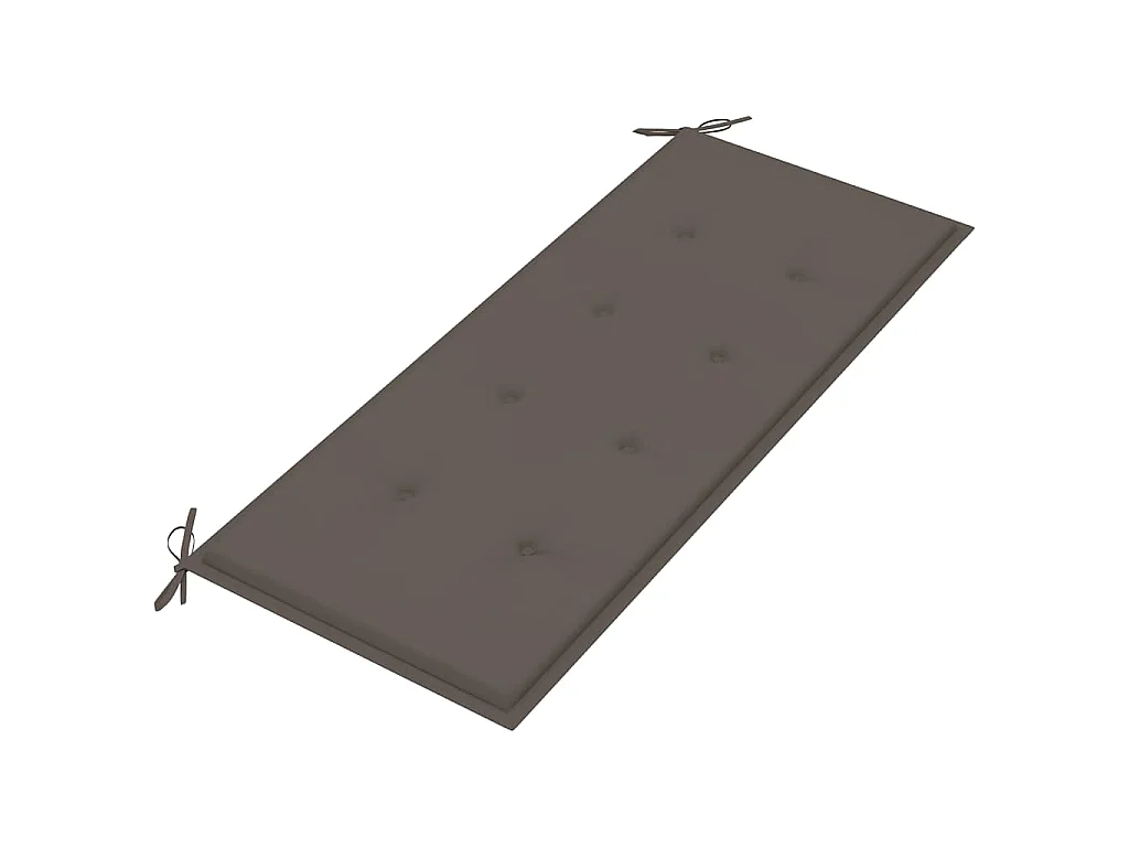 Tuinbank met kussen 120 cm bamboe