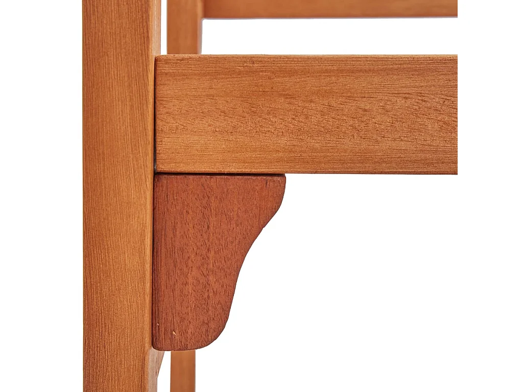 Banco de jardÃ­n plegable de madera maciza de eucalipto 120 cm