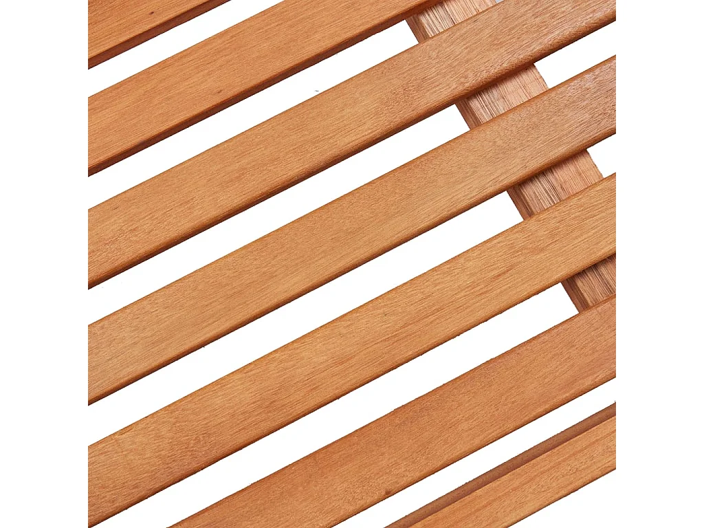 Banco de jardÃ­n plegable de madera maciza de eucalipto 120 cm