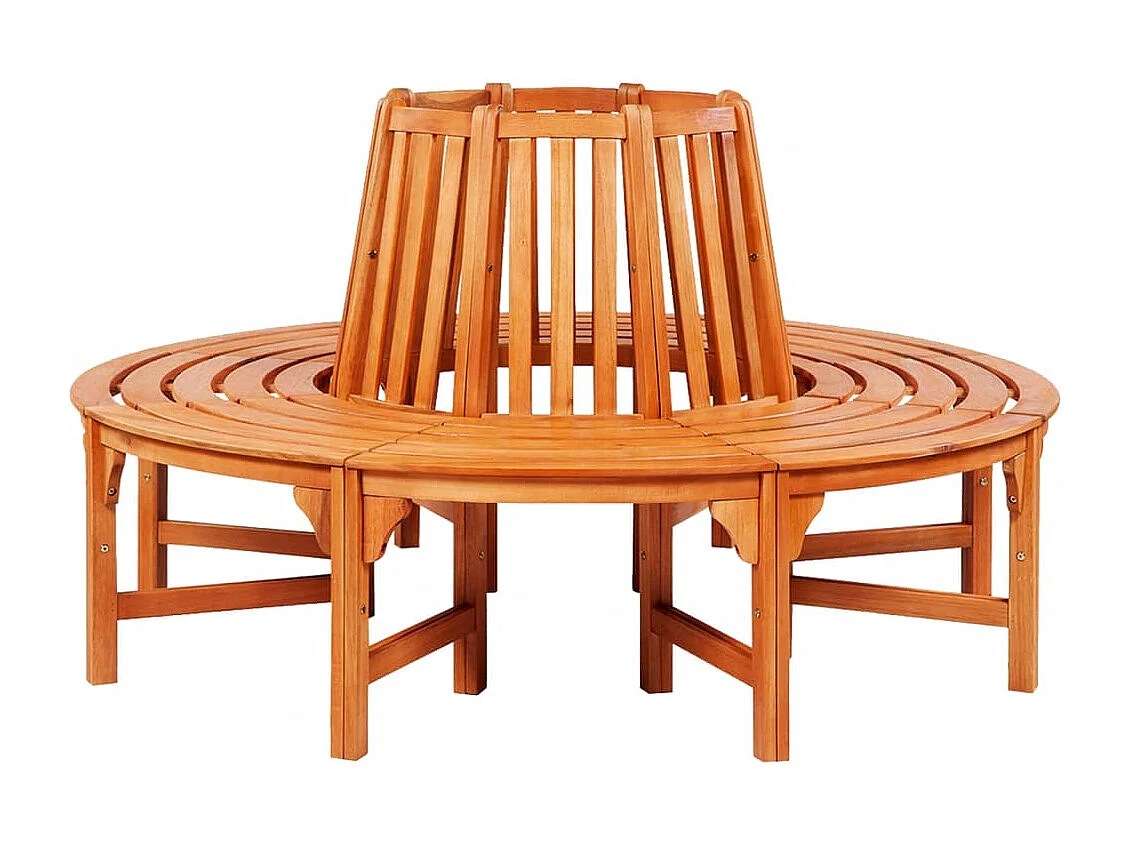 Banc d'arbre Ø 160 cm Bois