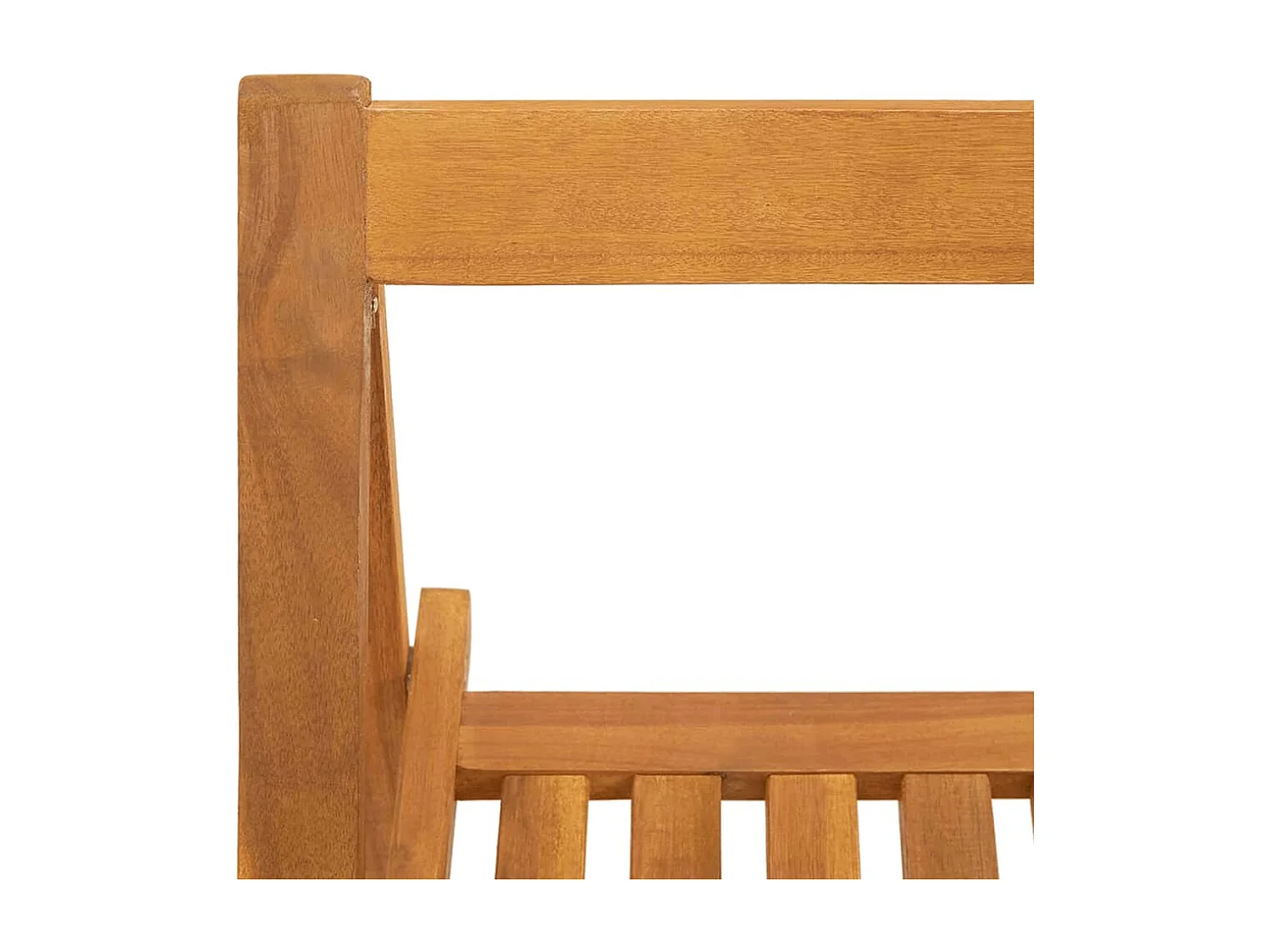 Chaises pliables de jardin lot de 4 Bois d'acacia massif