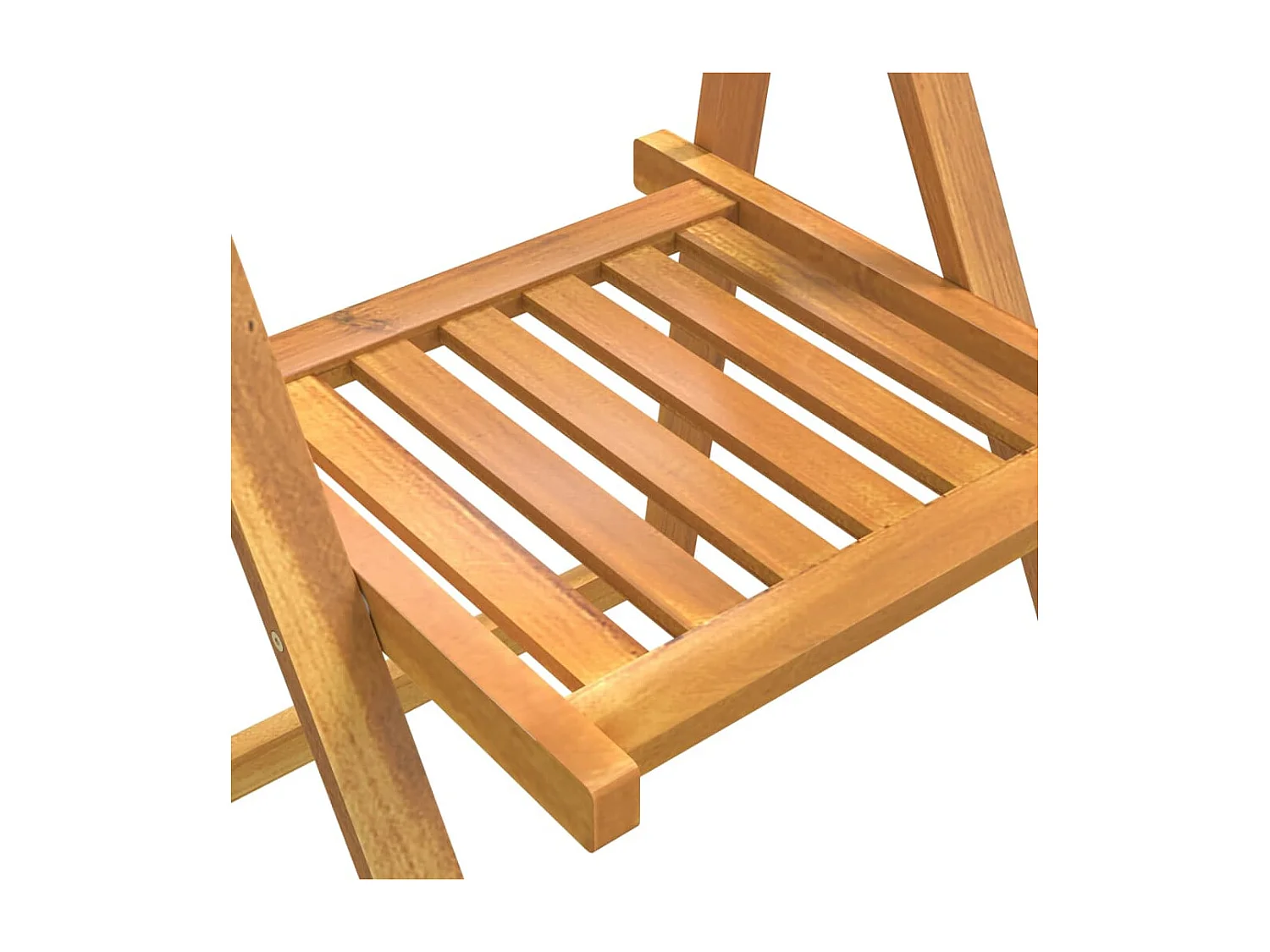 Chaises pliables de jardin lot de 4 Bois d'acacia massif