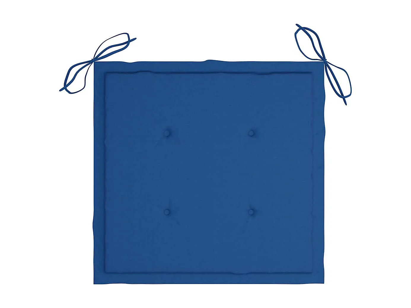 Chaises de jardin empilables avec coussins lot de 6 Teck solide