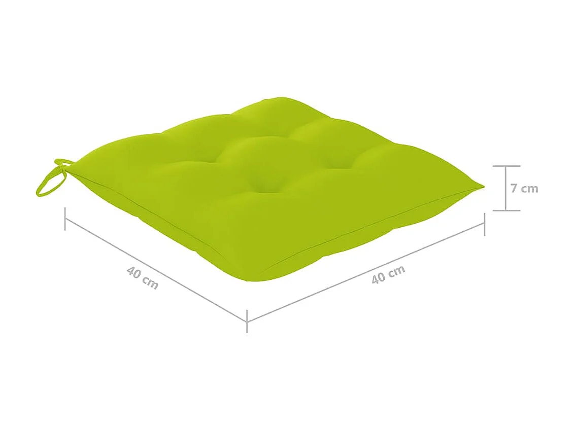 Klappbare Gartenstühle 8 Stk. mit Kissen Massivholz Akazie