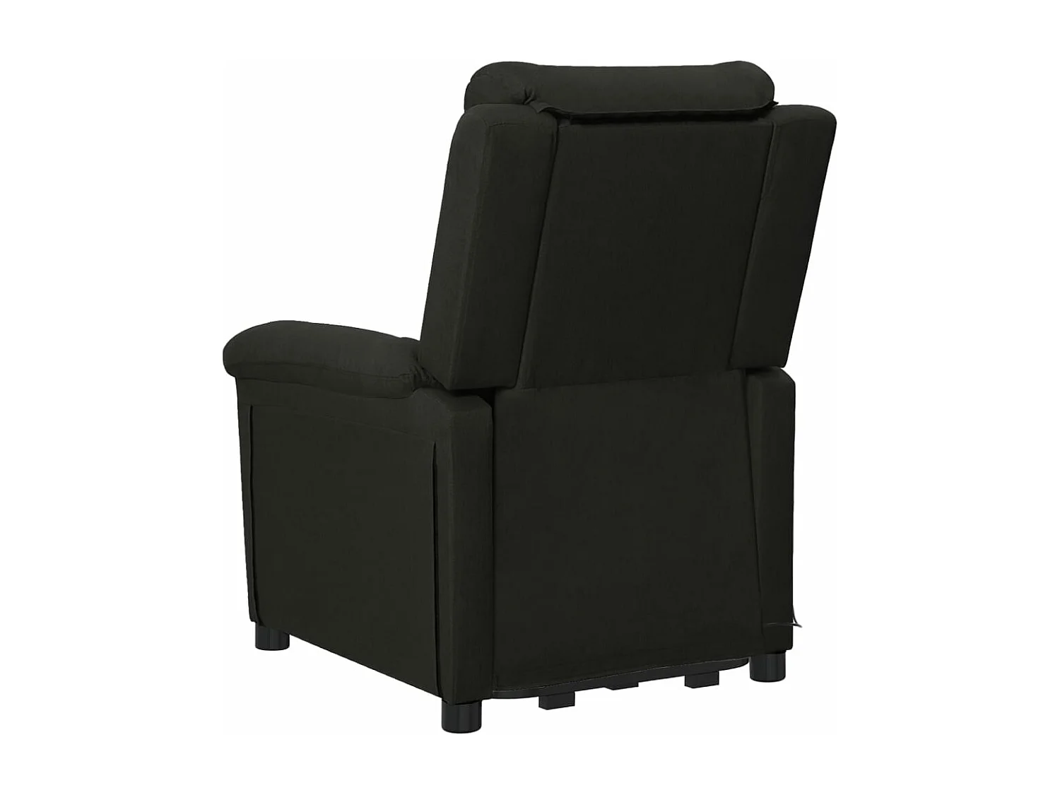 Fauteuil de massage Noir Tissu