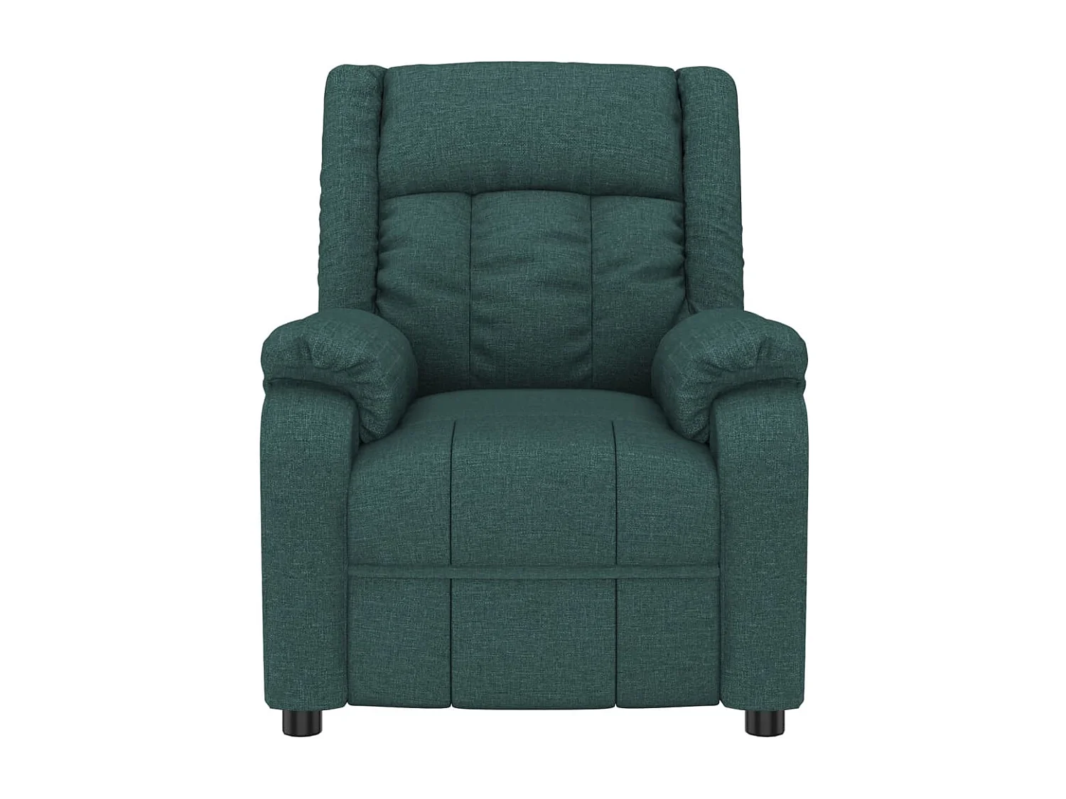 Fauteuil électrique de massage Vert foncé Tissu