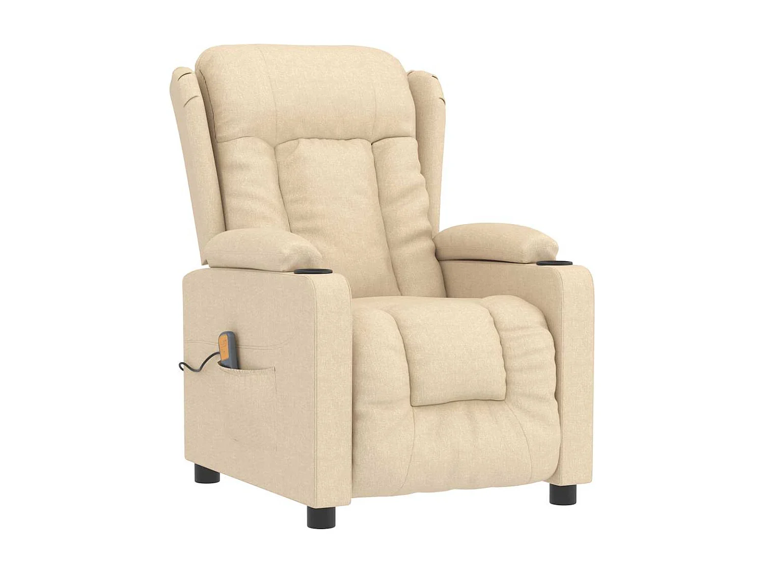 Fauteuil de massage Crème Tissu