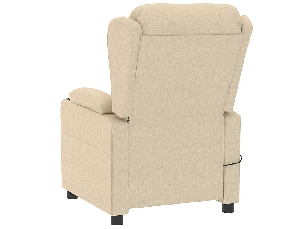 Fauteuil de massage Crème Tissu