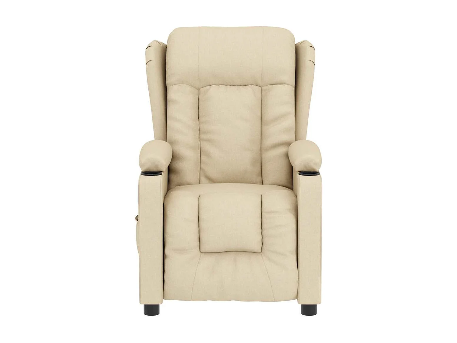 Massagesessel Elektrisch Creme Stoff