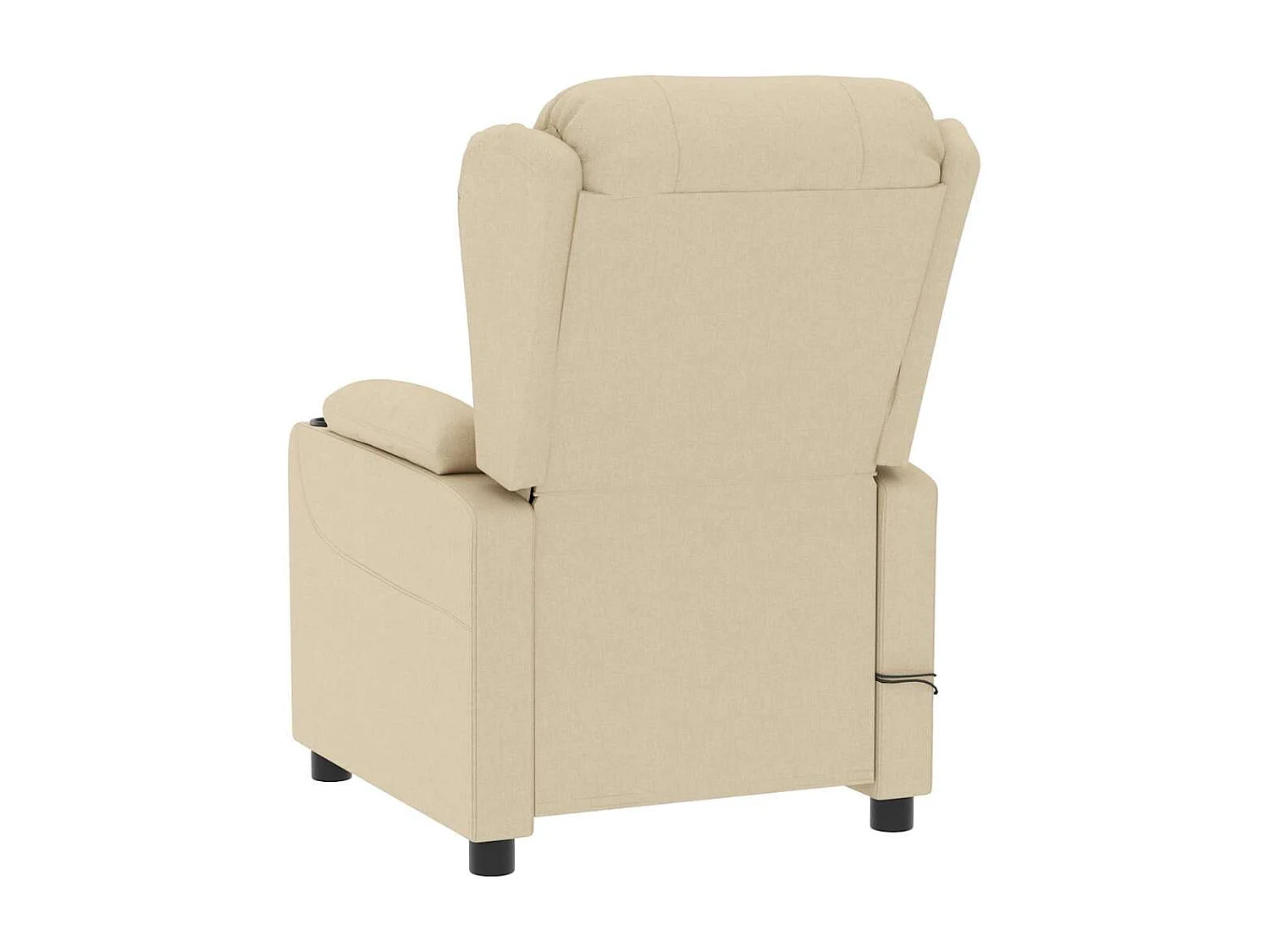 Massagesessel Elektrisch Creme Stoff