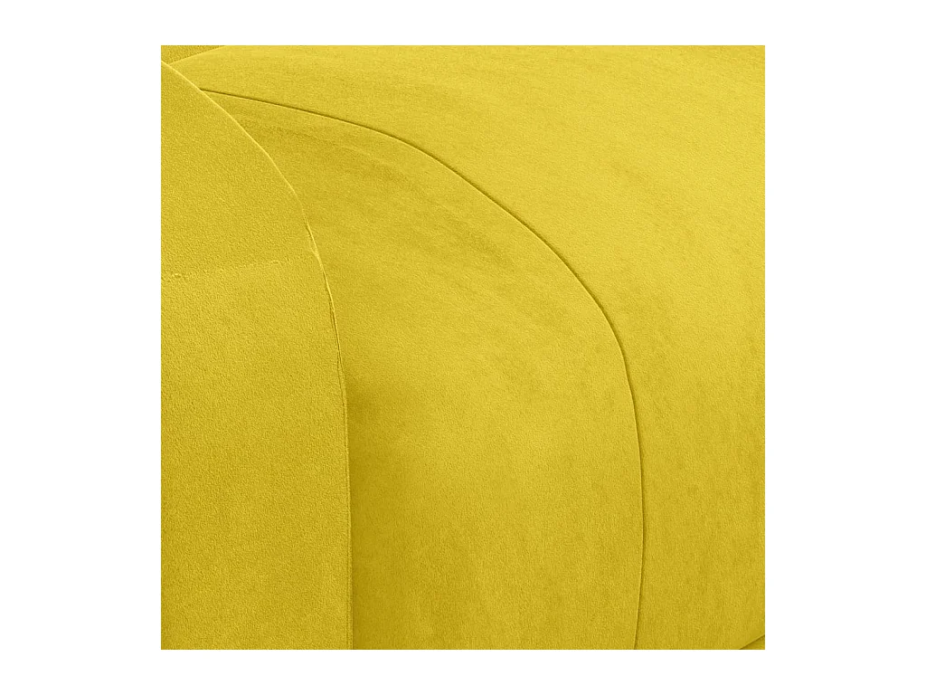 Fauteuil de massage Jaune Velours