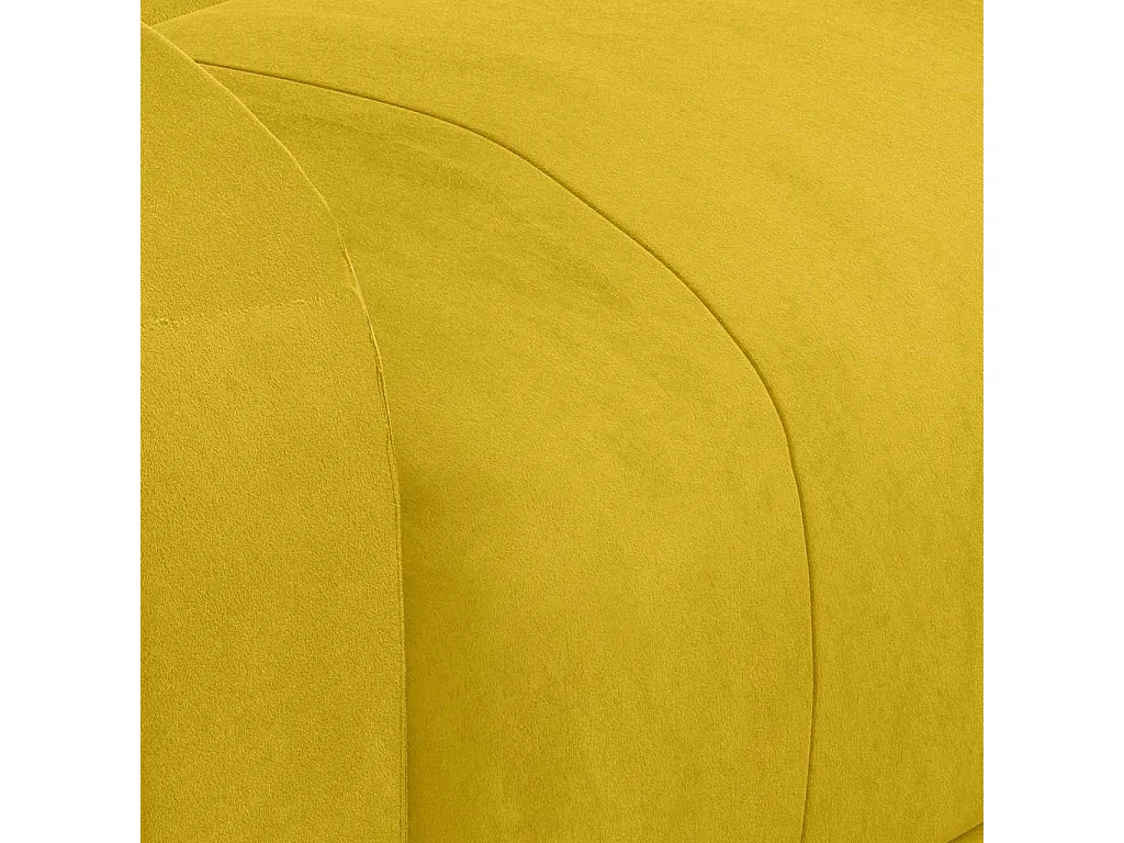 Fauteuil de massage Jaune Velours