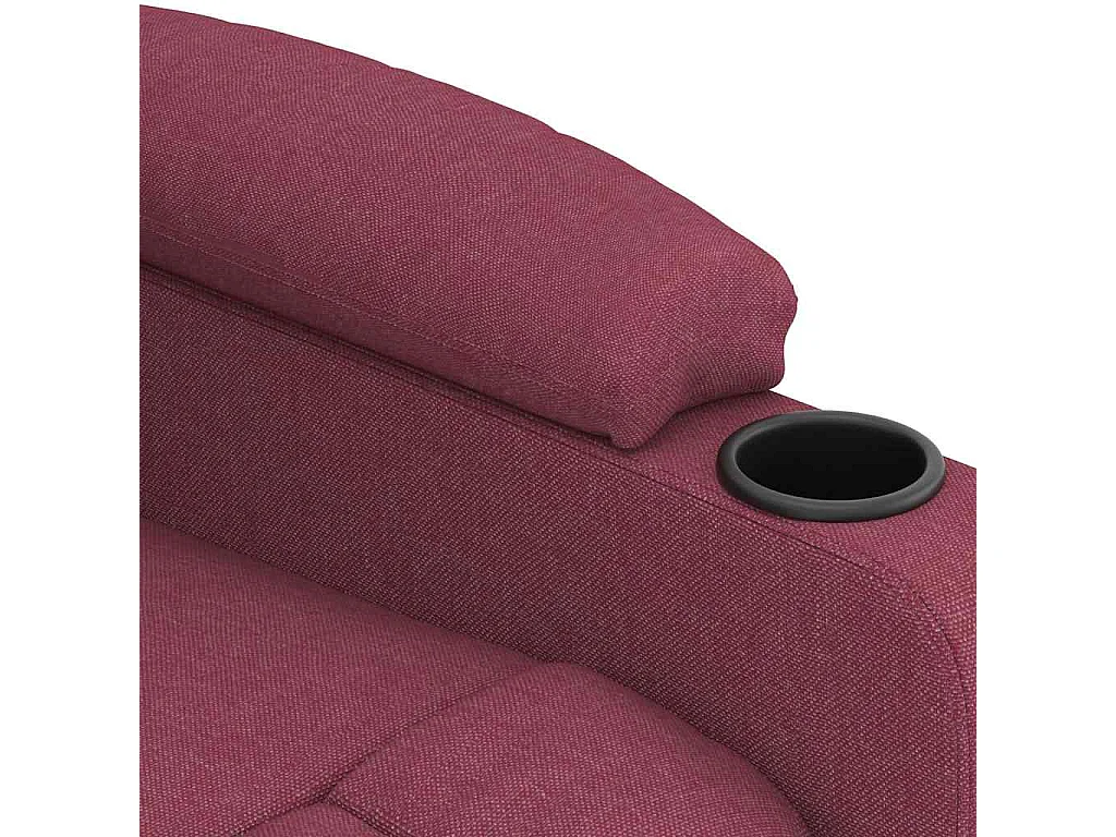 Fauteuil électrique de massage Bordeaux Tissu
