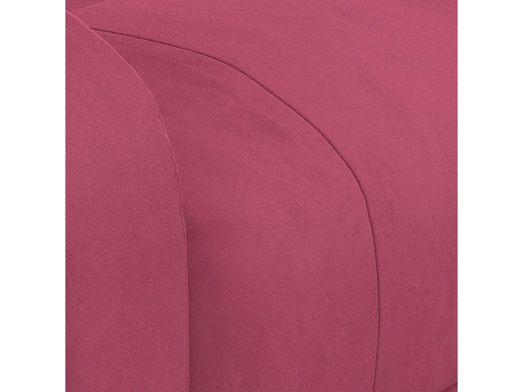 Fauteuil de massage Rouge bordeaux Velours