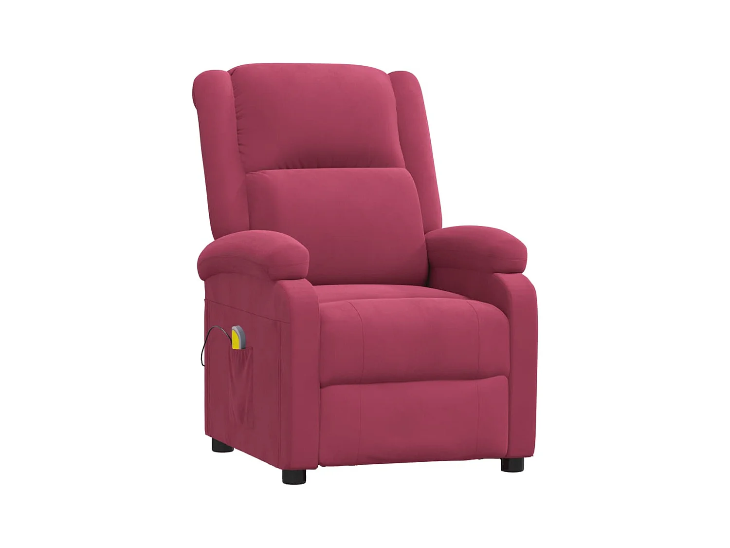 Fauteuil de massage Rouge bordeaux Velours