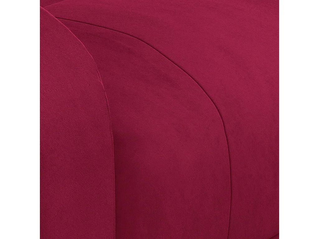Fauteuil de massage Rouge bordeaux Velours