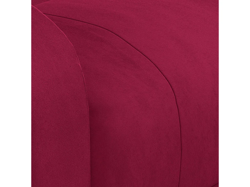 Fauteuil de massage Rouge bordeaux Velours