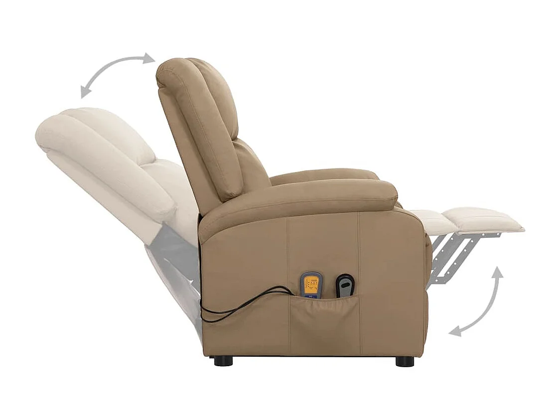 Fauteuil de massage Cappuccino Similicuir