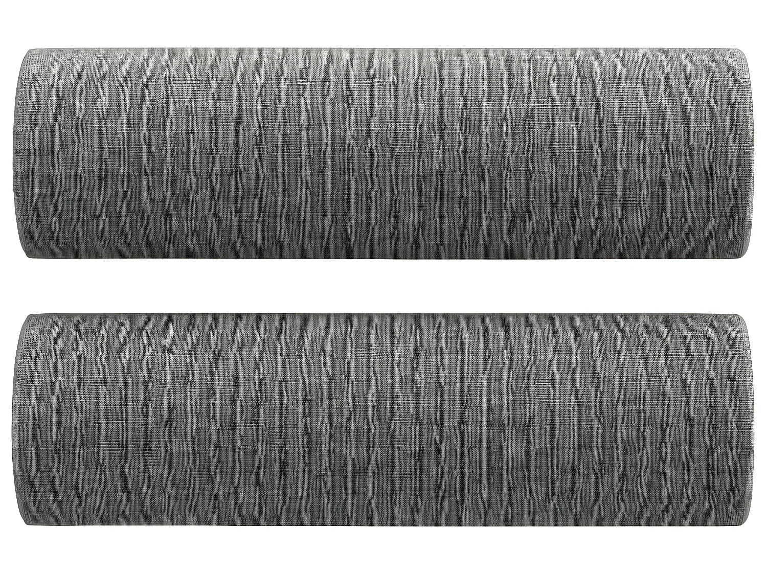 Canapé 3 places et oreillers et coussins Gris foncé 210cm Tissu