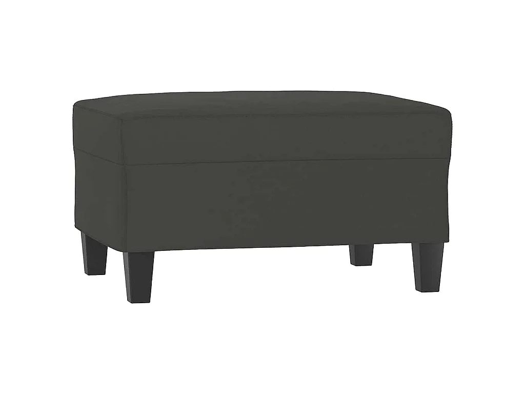 Canapé 3 places en microfibre gris foncé