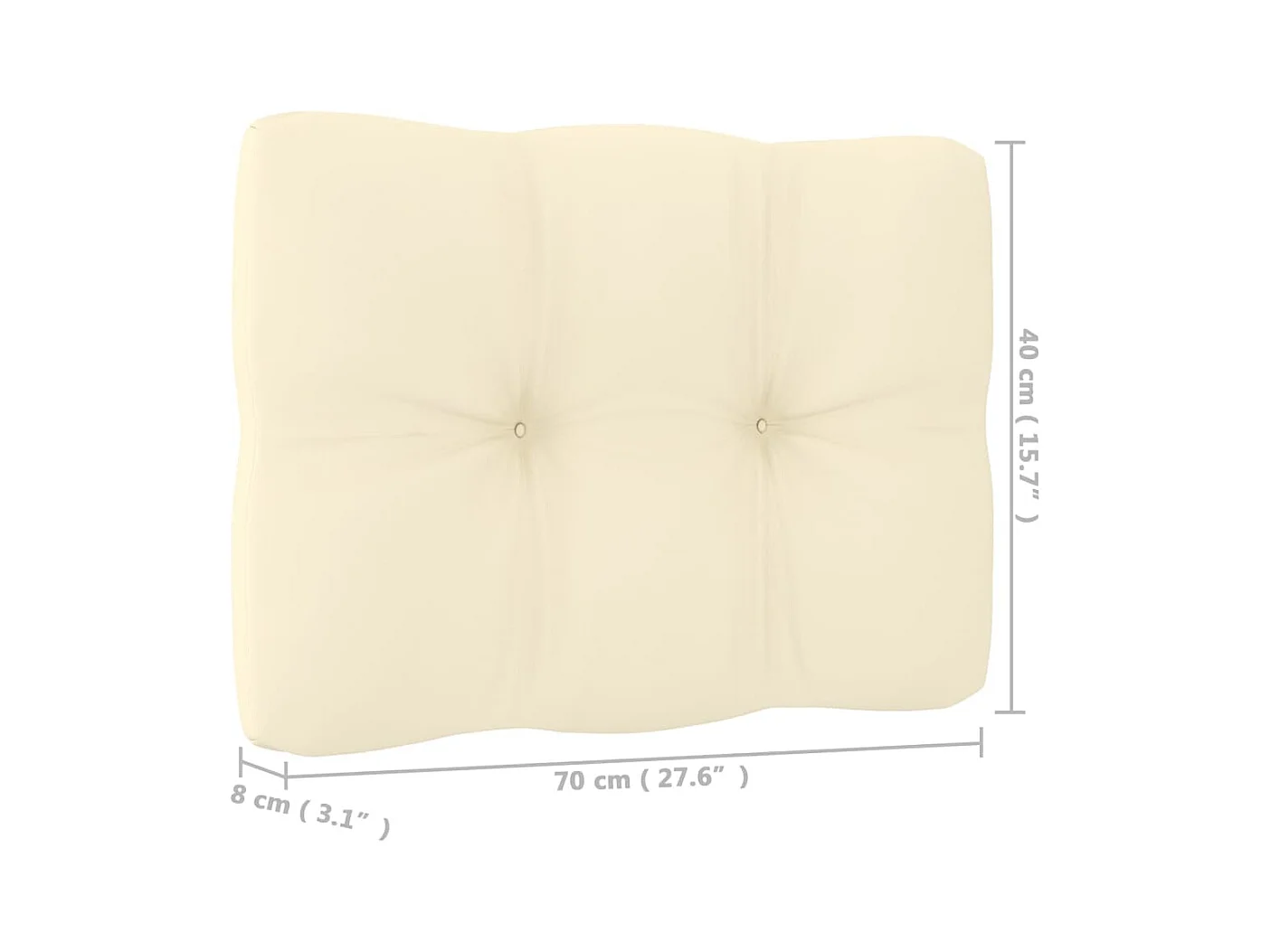 Divano a 3 Posti con Cuscini Legno Massello di Pino