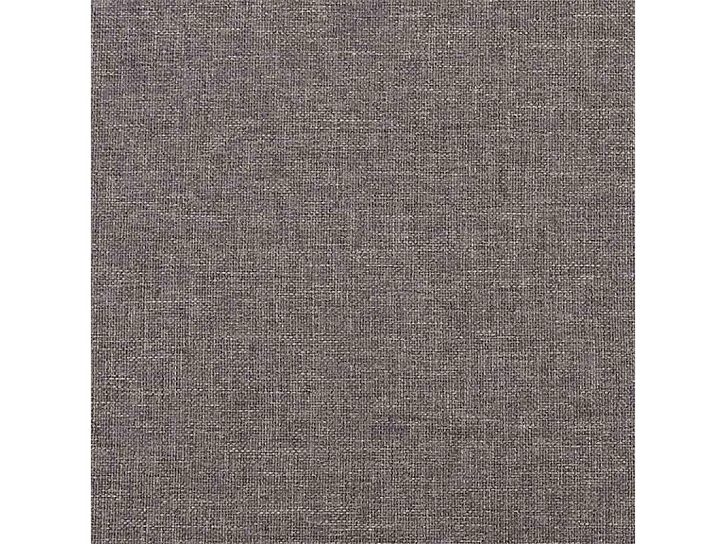 Sofá de 3 plazas con taburete de tela gris oscuro 210 cm