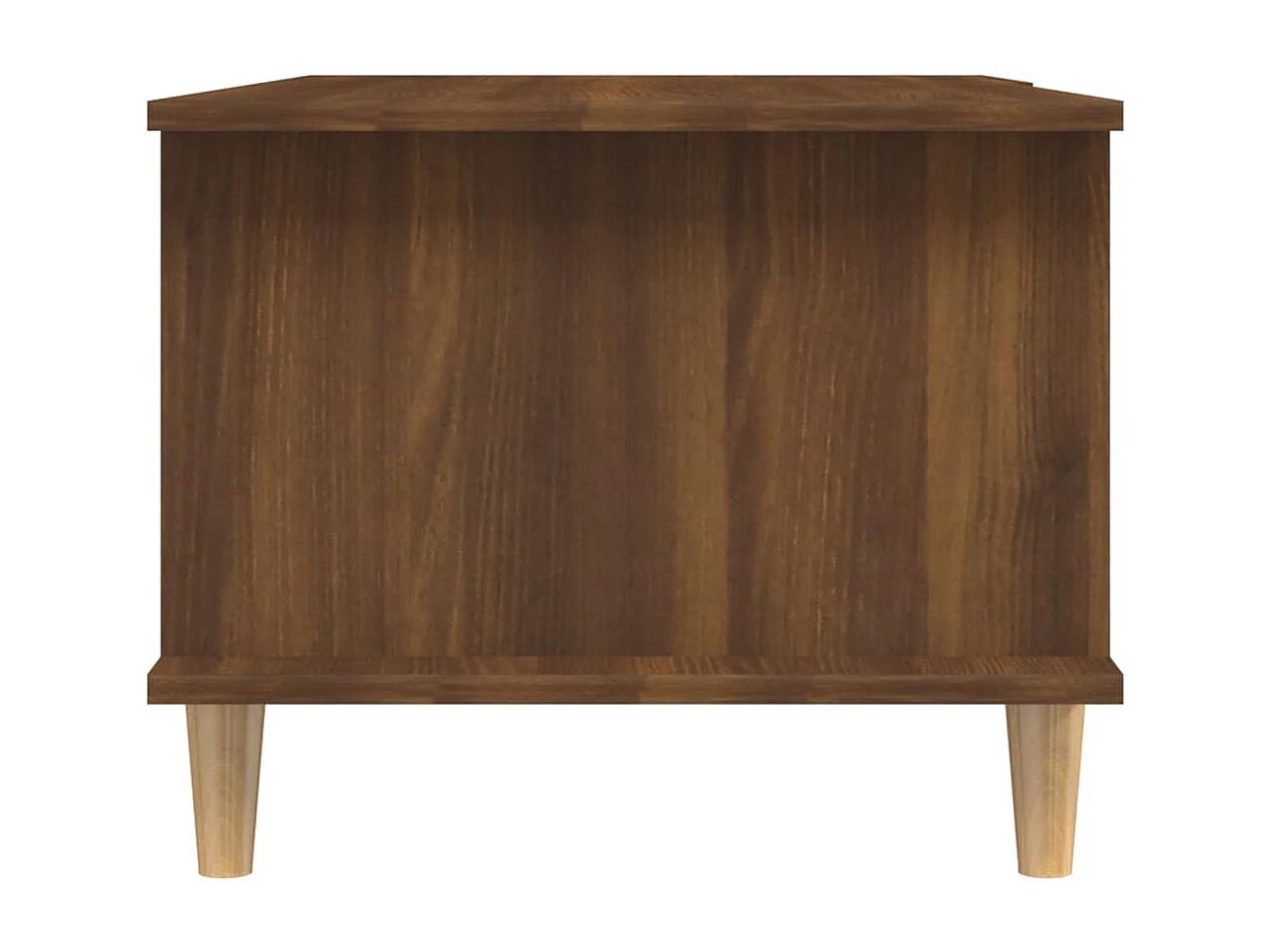 Salontafel 90x50x40 cm bewerkt hout bruin eikenkleur