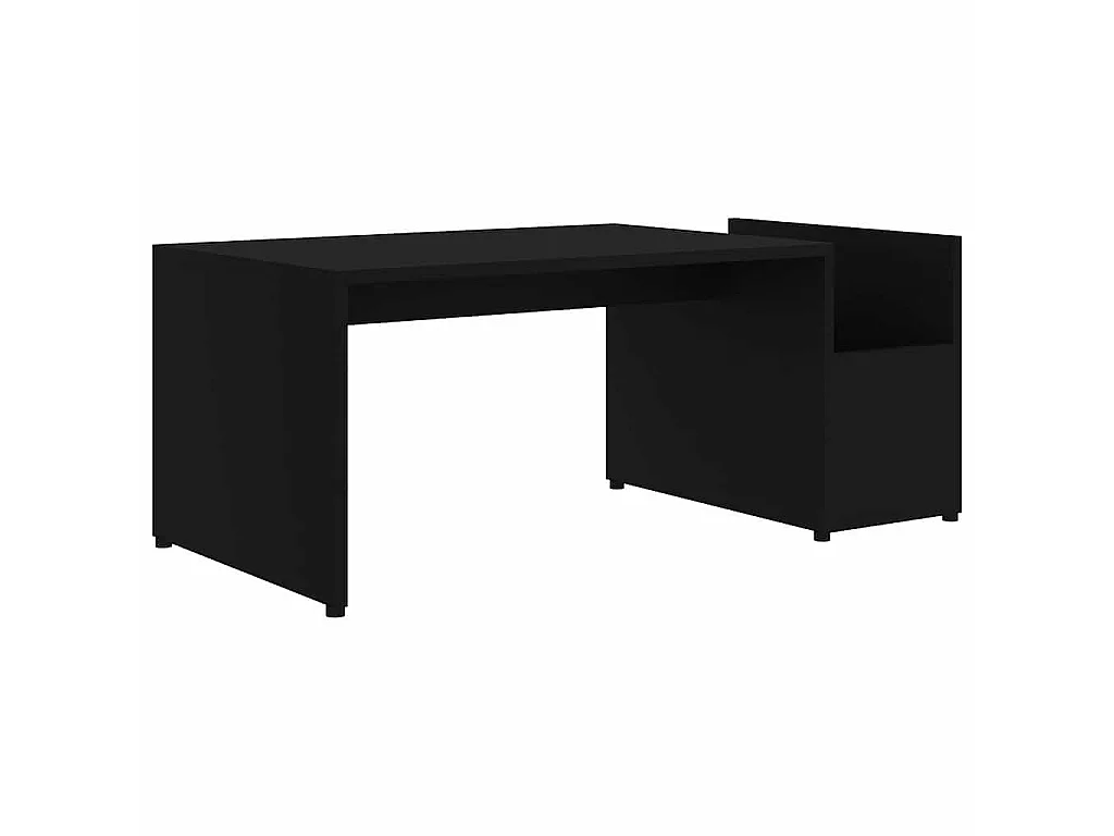 Table basse Noir 90x45x35 cm bois d’ingénierie